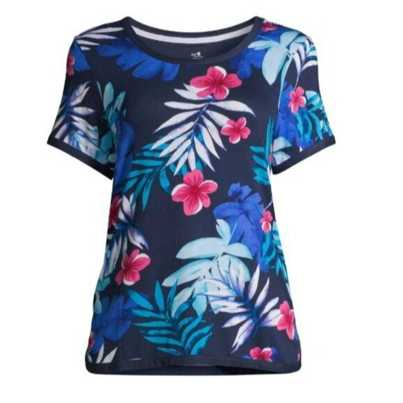 NWT Secret Treasures Essentials Women’s Large Crew Neck Sleepwear Top Pajama - Picture 1 of 3